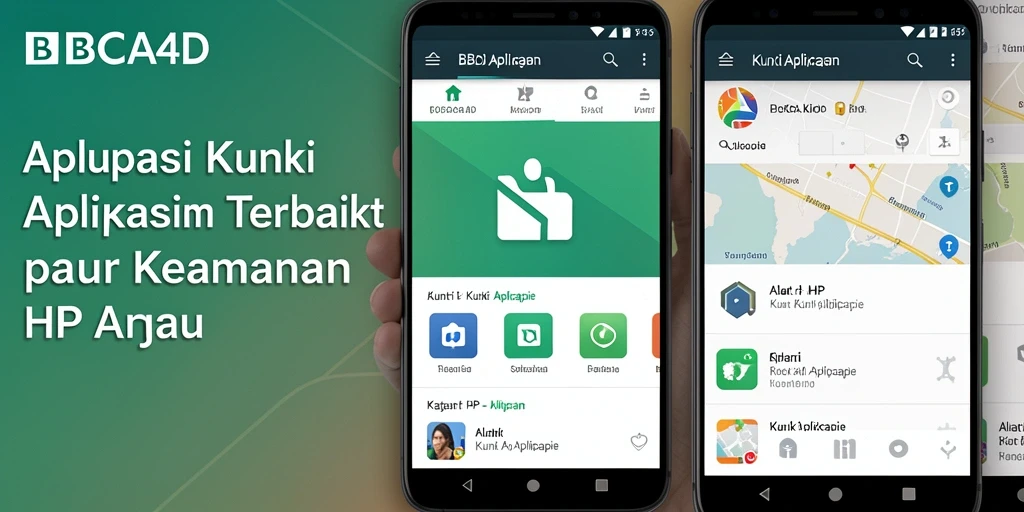 Antarmuka aplikasi Kunci Aplikasi BBCA4D yang ramah pengguna.