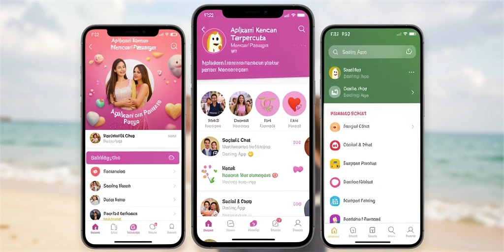 Tampilan antarmuka F32 yang sederhana dan menarik.