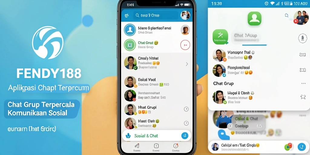 Tampilan antarmuka menarik FENDY188 untuk chat grup.