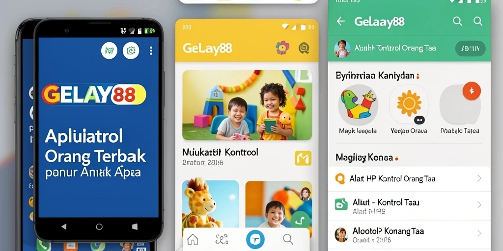 Tampilan antarmuka aplikasi Kontrol Orang Tua GELAY88 yang intuitif dan mudah digunakan.