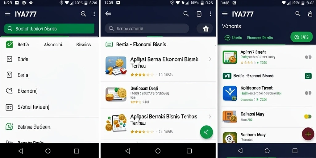 Antarmuka IYA777 yang menampilkan berita dan analisis ekonomi bisnis.