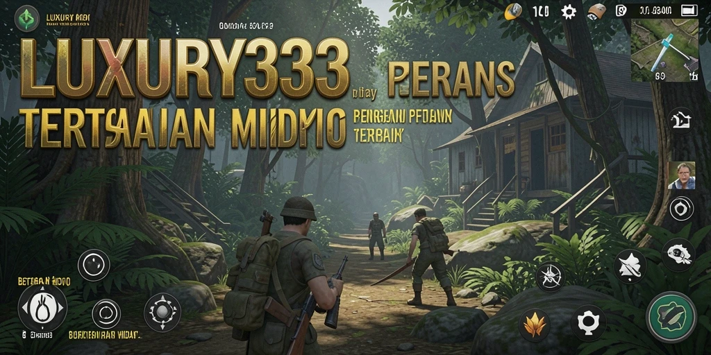 Antarmuka permainan LUXURY333 yang menampilkan dunia Bertahan Hidup.