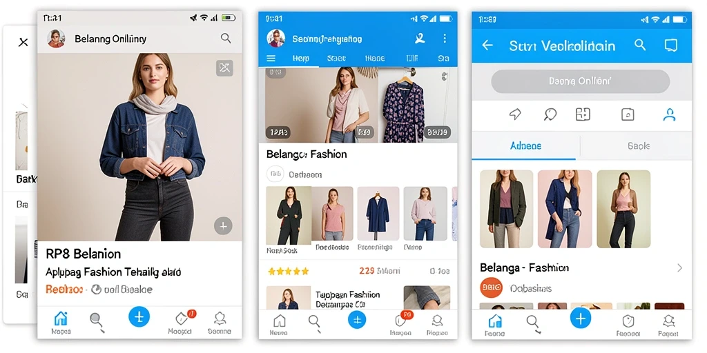 Antarmuka RP8 dengan pilihan fashion yang menarik dan mudah dinavigasi.